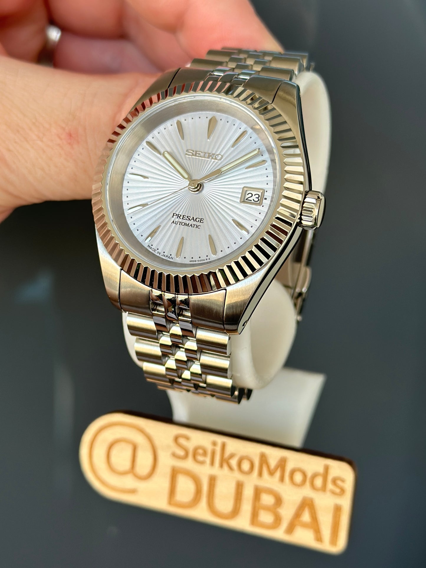 Ice Blue Presage DateJust