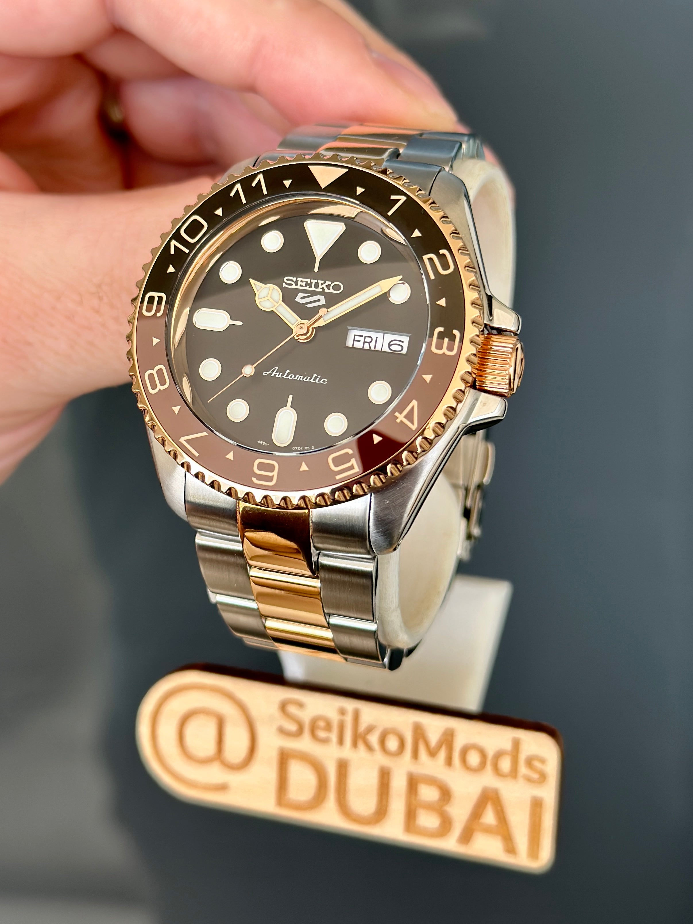 SRPD55 Root-Beer Two-Tone 3OC (Built to Order) – SVK Watches