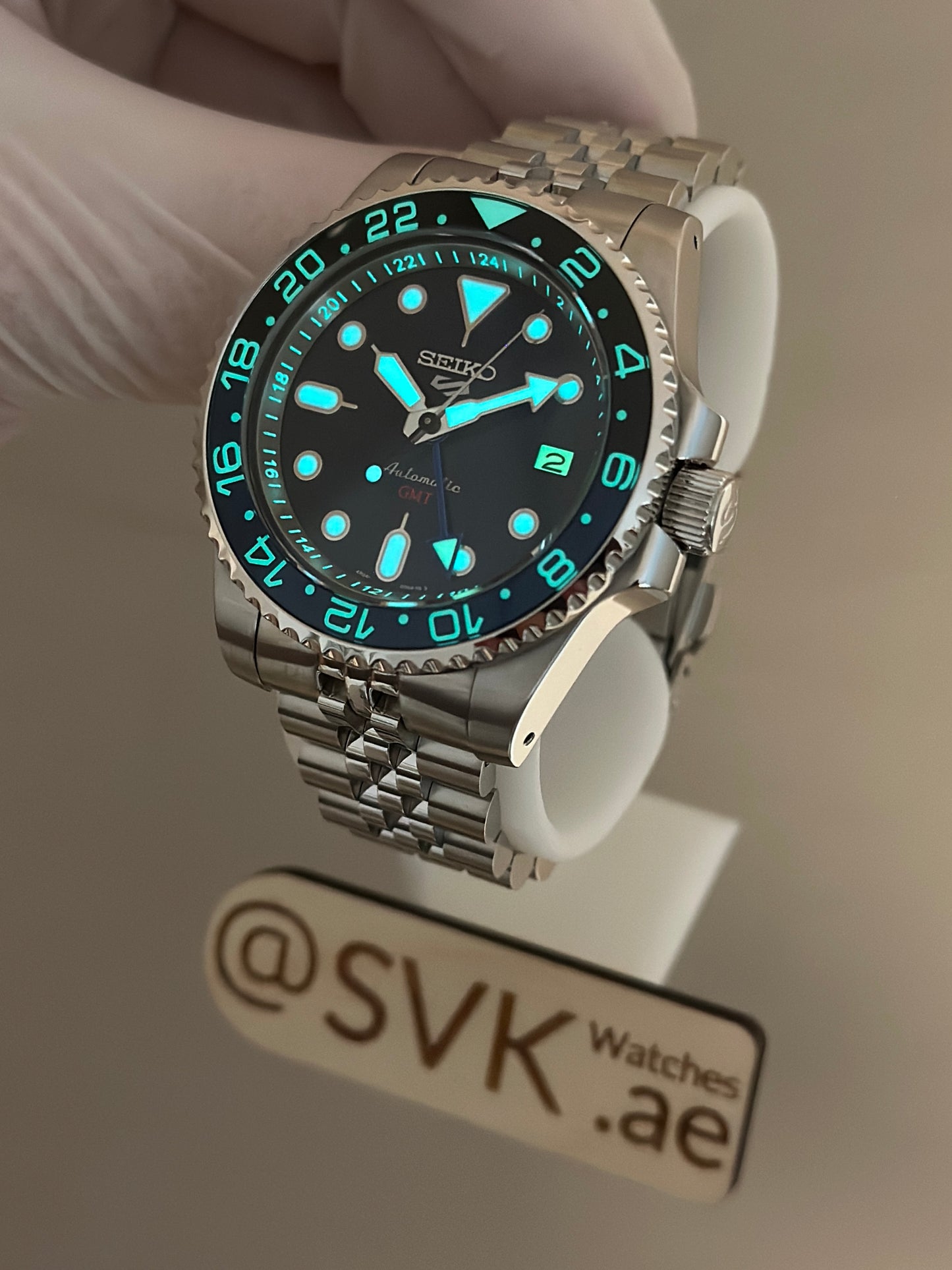 Seiko SSK003 Lume Monster Batman - Slim Sub Case (Built to Order)