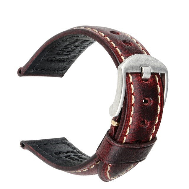 Italian Contrast leather Strap