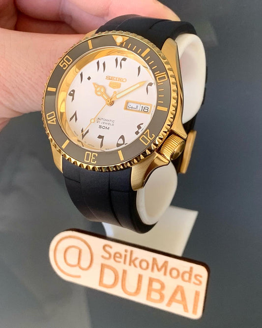 SNKP21 Arabic White/Gold (Built to Order)