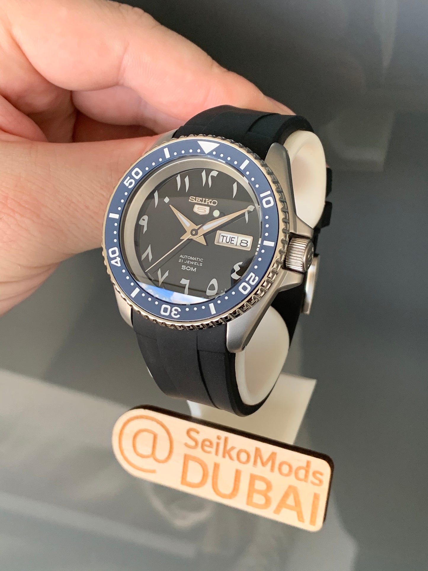 SNKP21 Arabic Diver Blue (Built to Order)