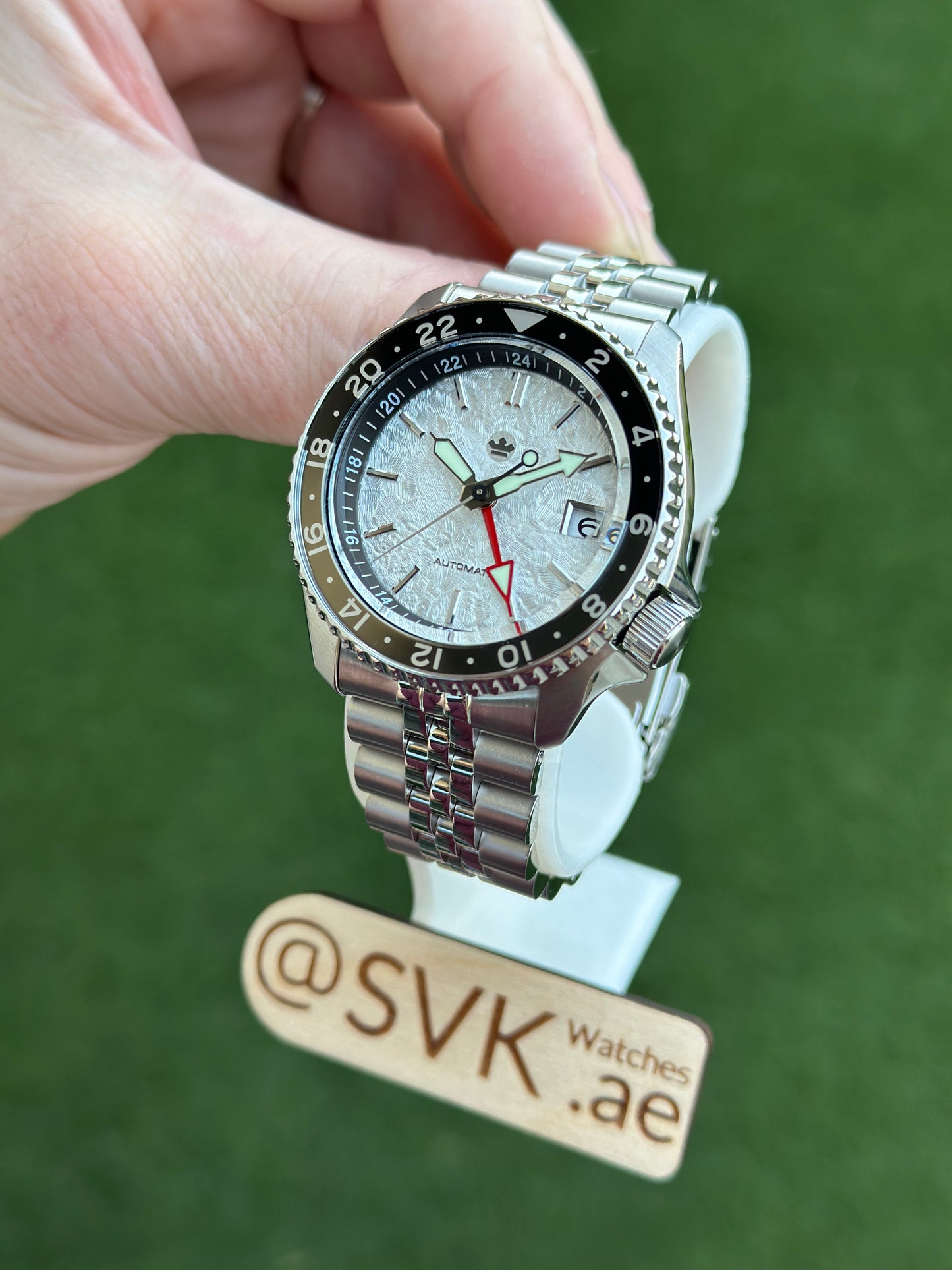 SSK001 GS Style - White Texture Dial GMT