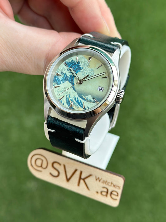 The Great Wave 38mm (Lumed Dial)