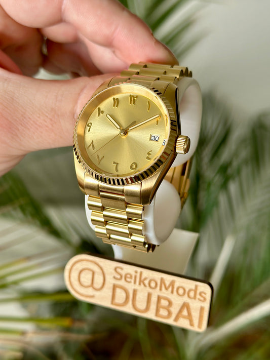 36mm DateJust Style - Arabic Gold