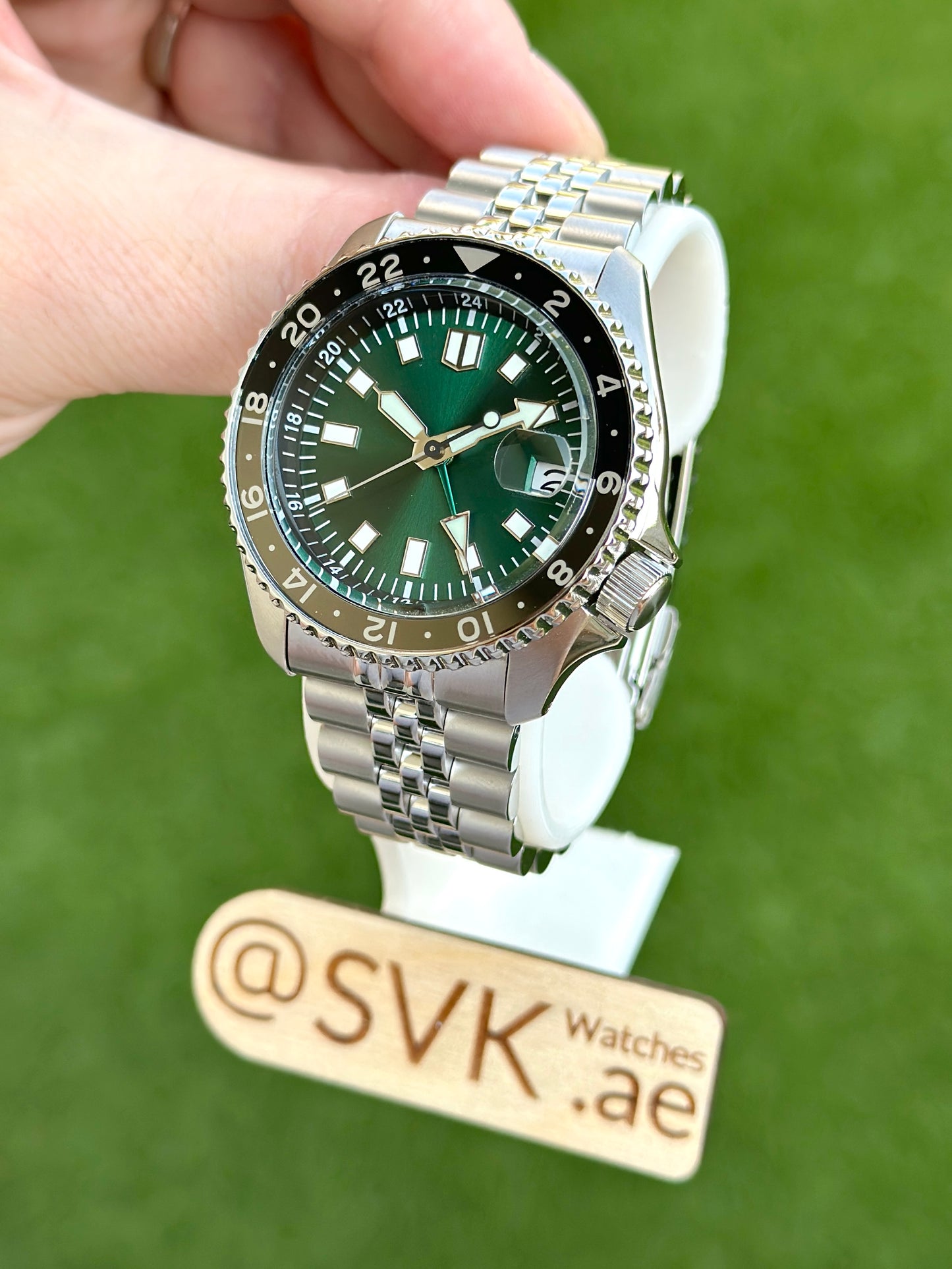 SSK001 Forest Green Dial GMT