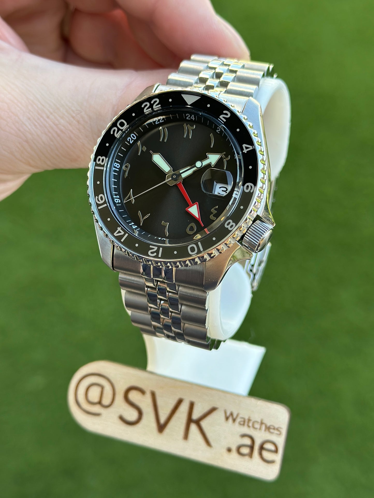 SSK001 Arabic Dial GMT (Charcoal)