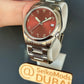 Seiko Deep Red Arabic Dial 37mm