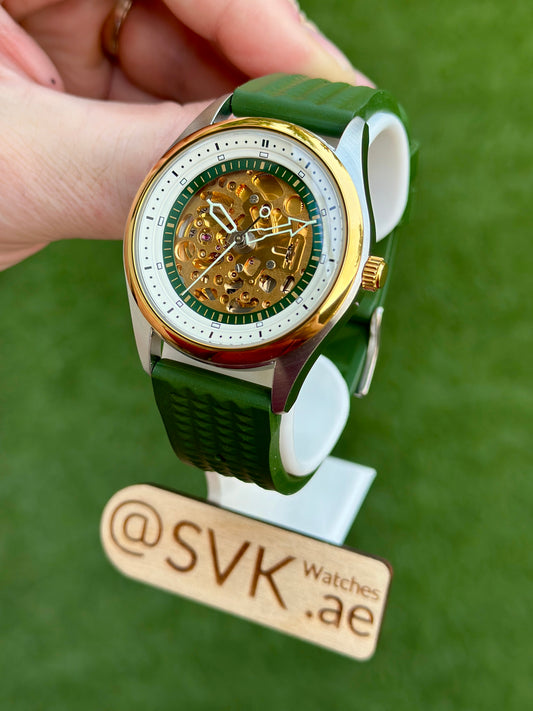 SNKP21 Two-Tone Skeleton Green