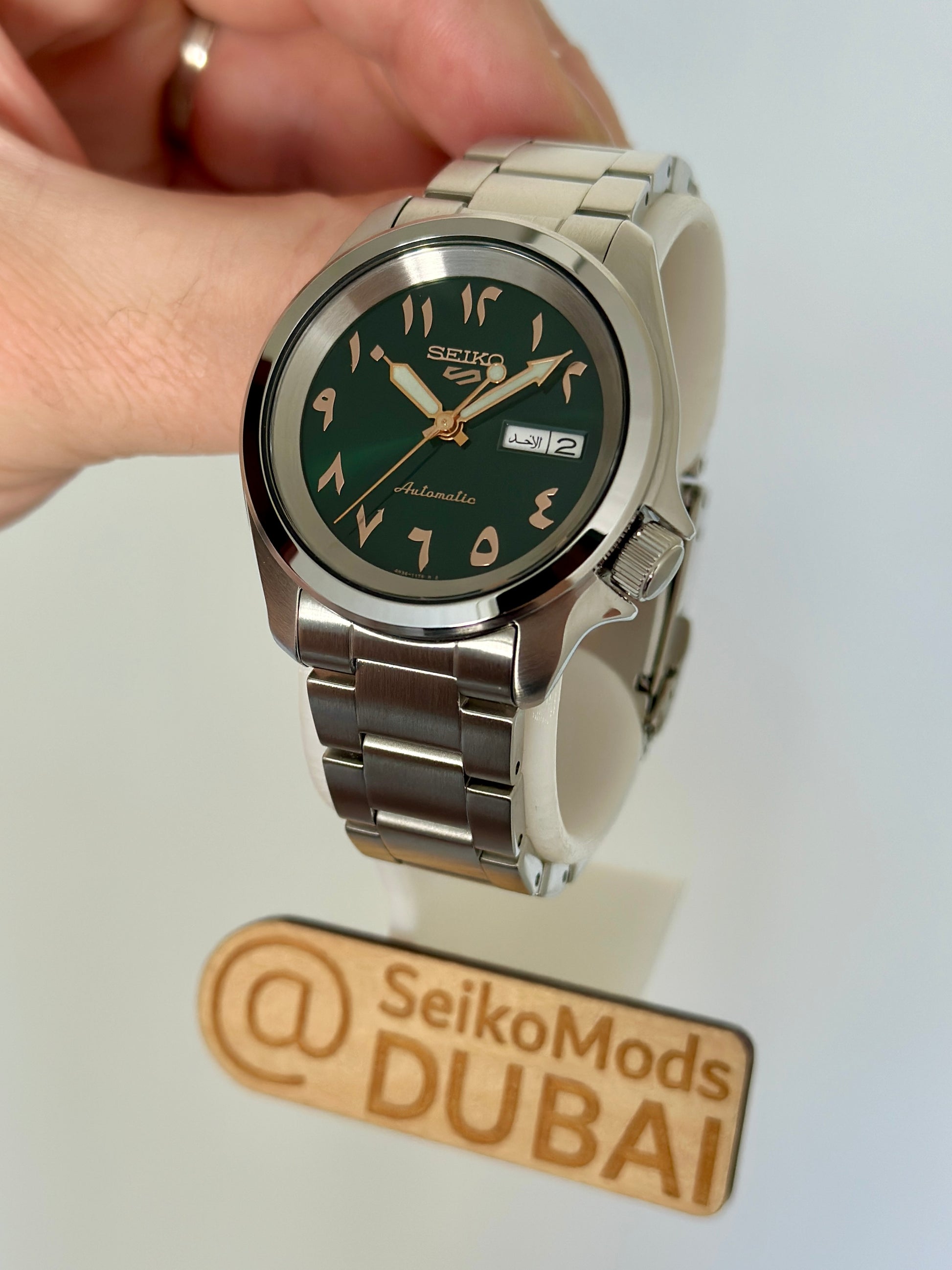 Seiko SRPH49K1 Green Arabic Dial 40mm – SVK Watches