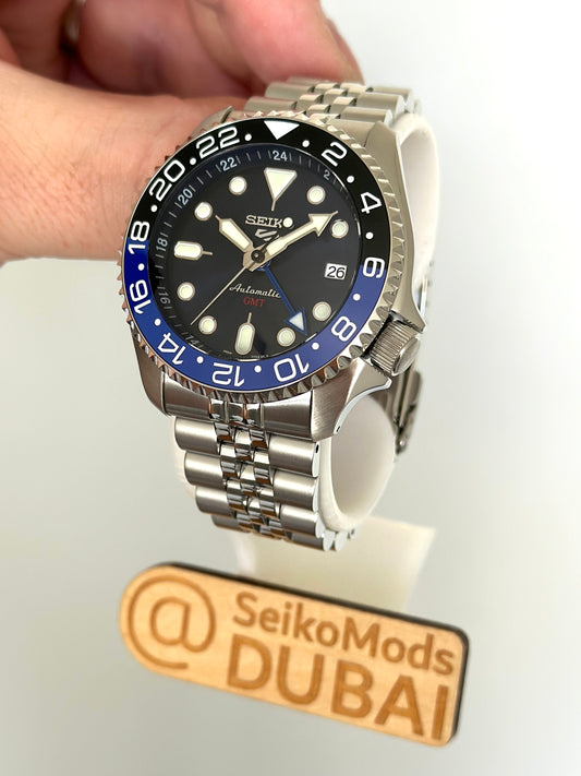 Seiko SSK003 BATMAN GMT (Domed Sapphire)