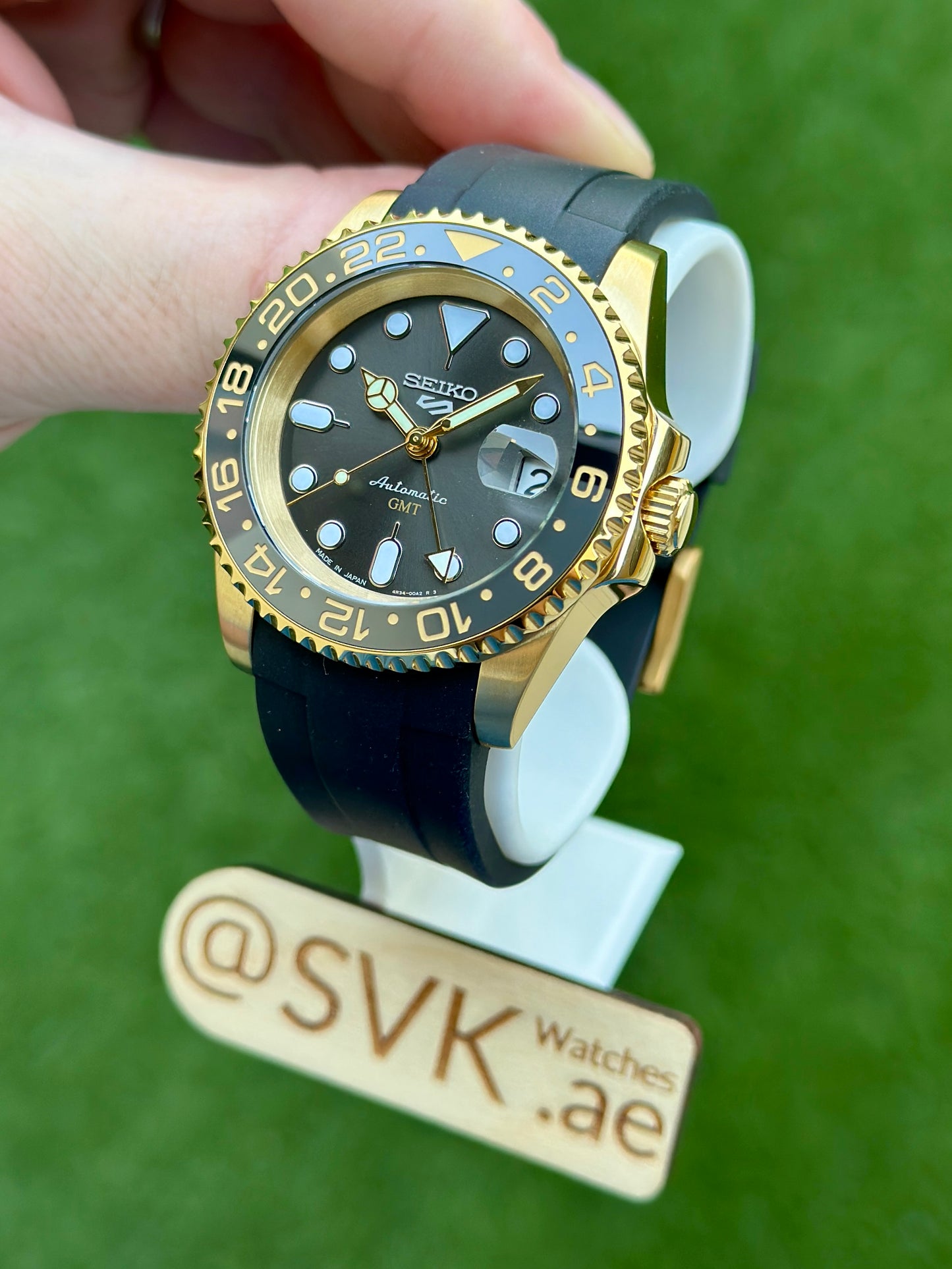 Seiko SSK021 Guinness Gold GMT