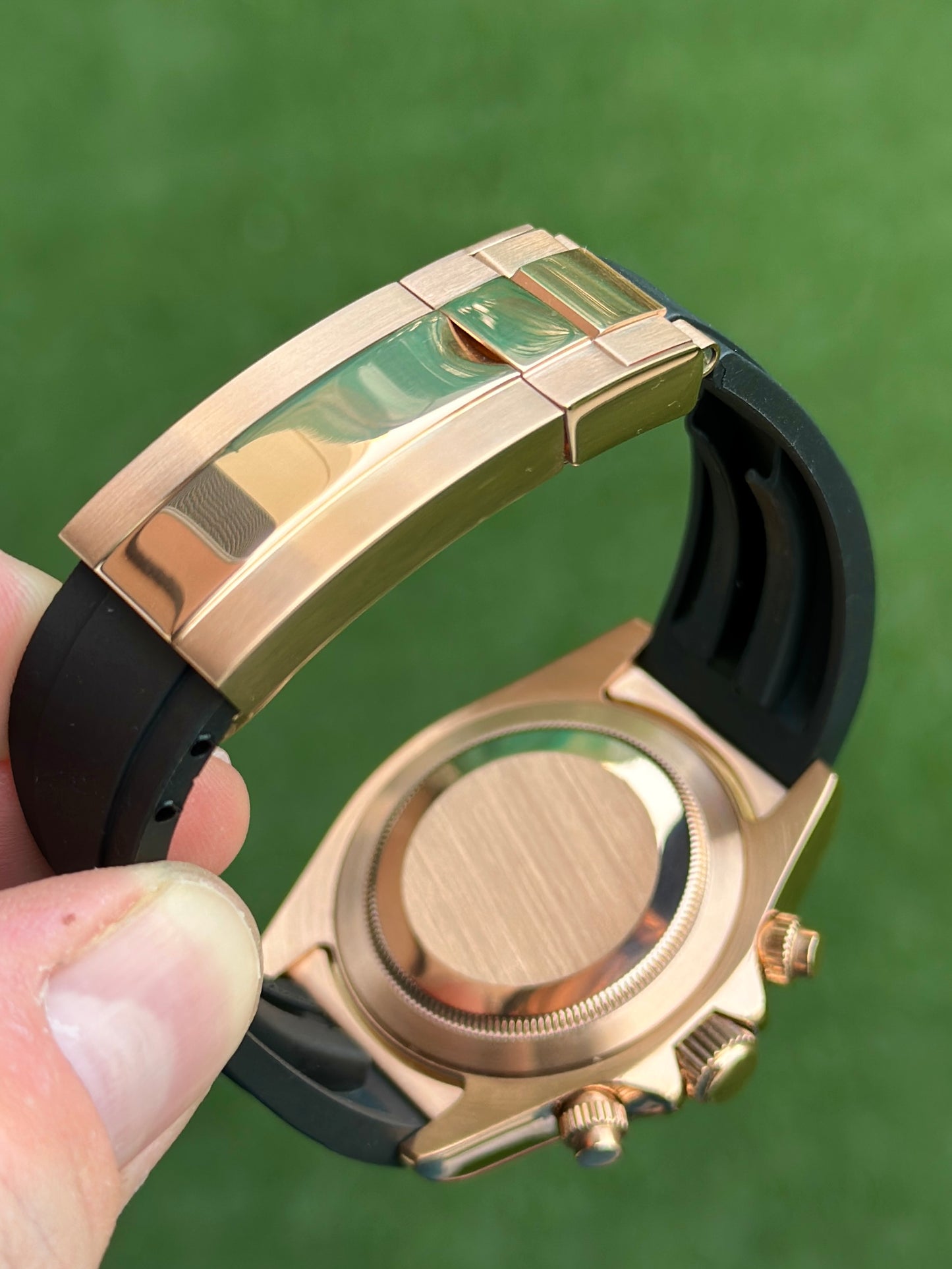 Seiko SSB481 Green & Rose Gold Daytona on Rubber (Pre-Order)
