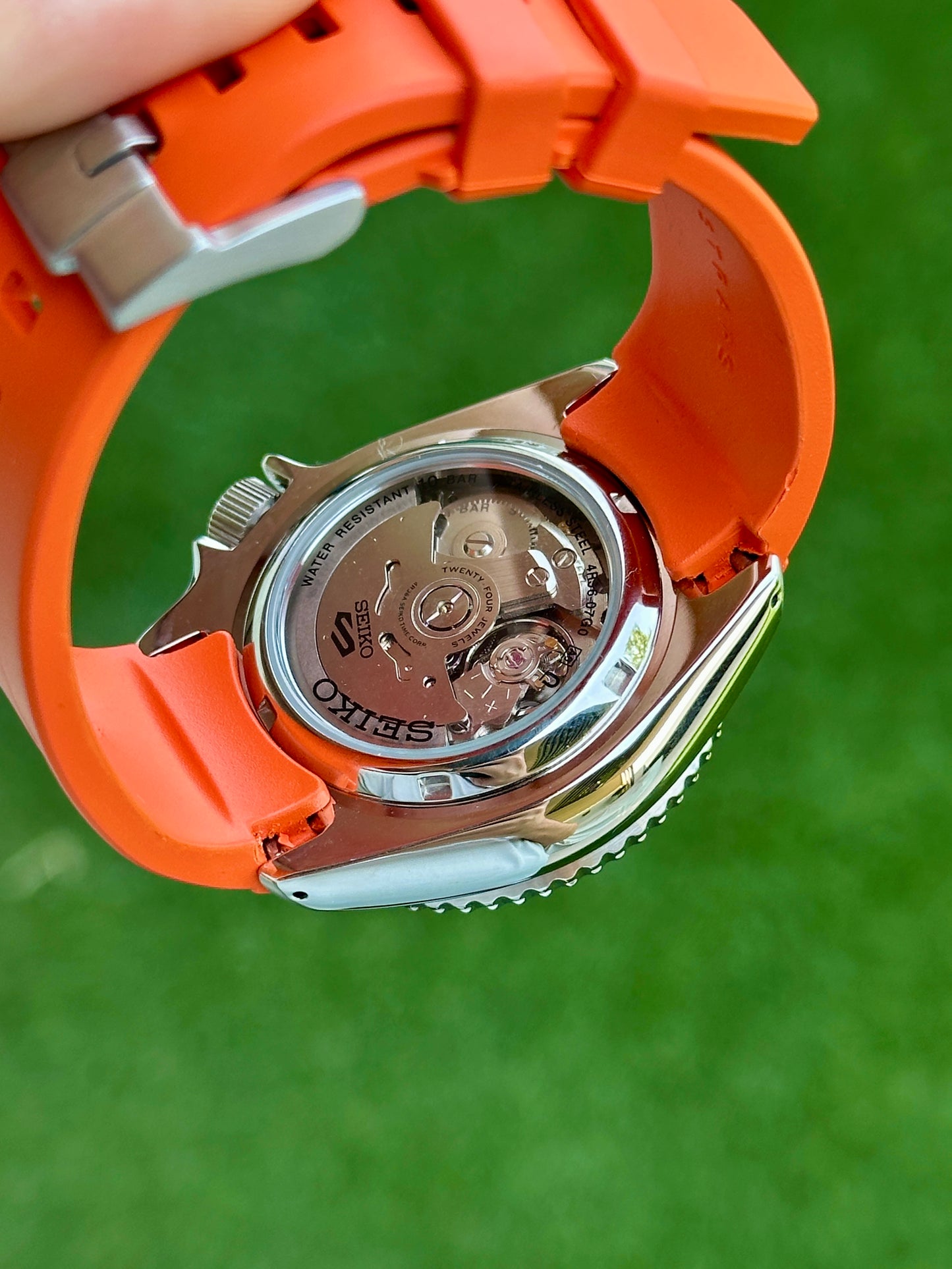 Seiko SRPD59 Carbon Orange 42mm