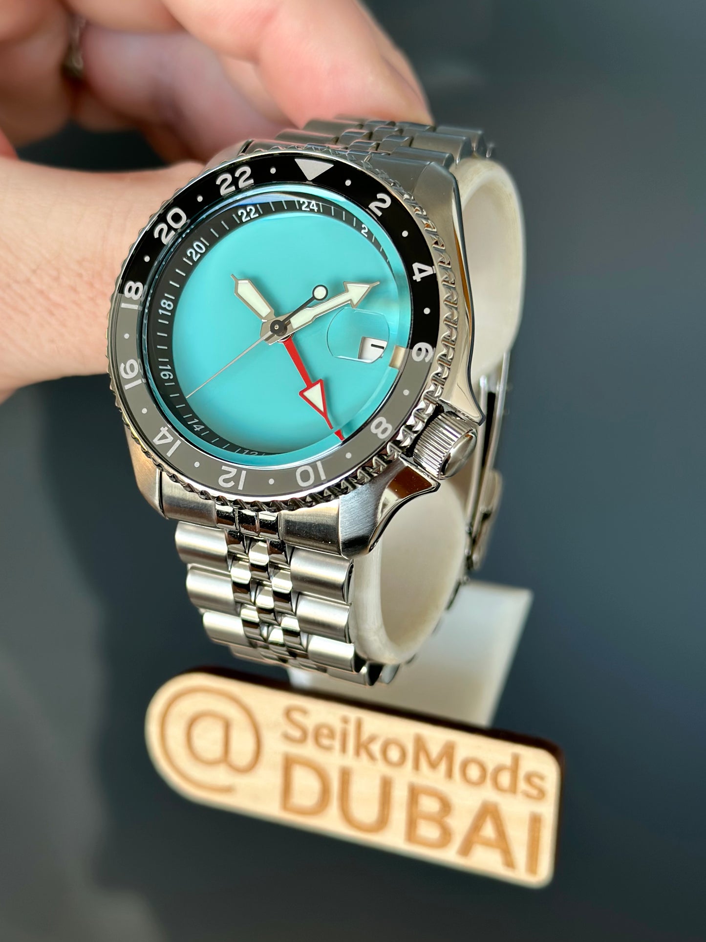 SSK001 Tiffany Blue Dial GMT