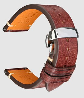 High-End Italian Pueblo Leather Strap